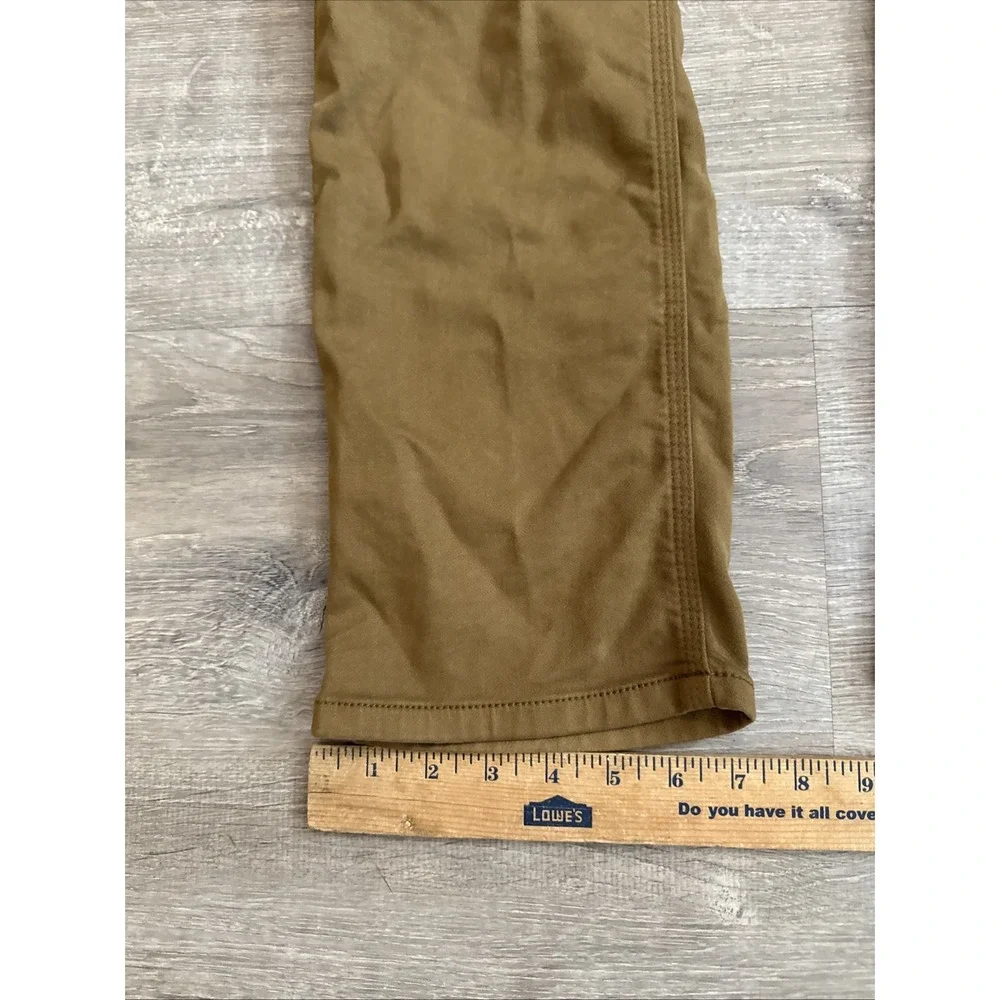 Duer DU/ER Mens Pants 34 X 32  Brown Relaxed Taper Jeans Five-Pocket Stretch